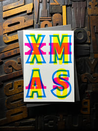 Image 4 of X-M-A-S | letterpress Christmas card