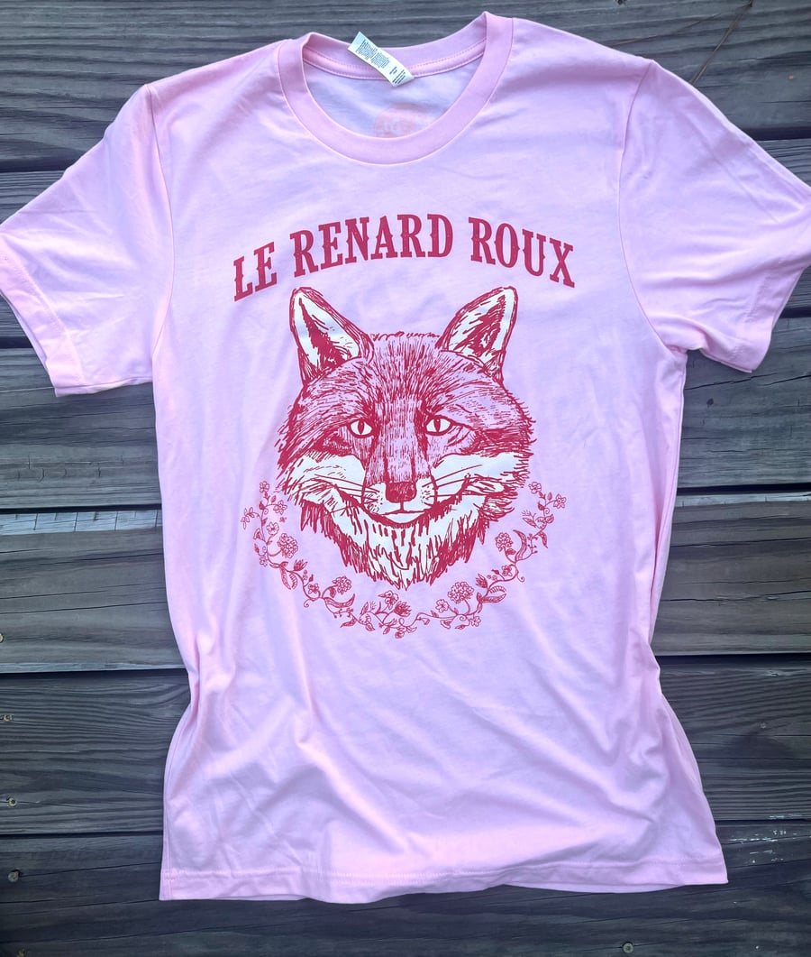 Image of Adult The Red Fox (Le Renard Roux) Short Sleeve Tee