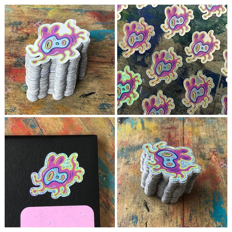 Image of Leggy Creature Mini Stickers