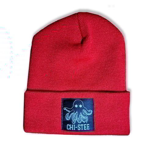 Image of Chi-Octopus Acrylic Cuff Beanie