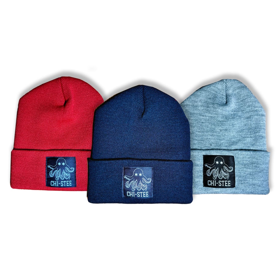 Image of Chi-Octopus Acrylic Cuff Beanie