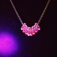 Image 1 of UV PINK FIDGET NECKLACE 