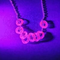 Image 4 of UV PINK FIDGET NECKLACE 