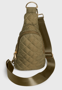 Olive Puffer Bag