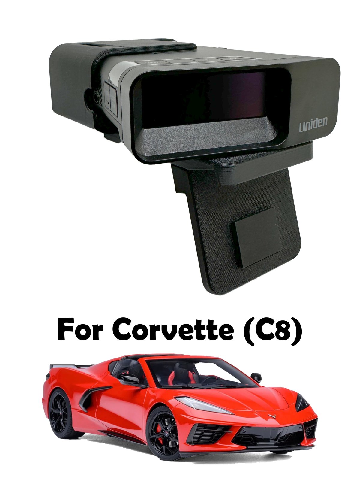 Precision-Fit Radar Holders for C8 Corvette | Bartallama3D