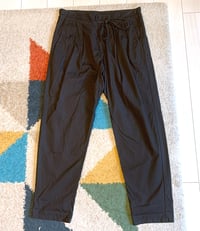 Image 1 of Monitaly by Yuki Matsuda Vancloth black pants, made in USA, size 34