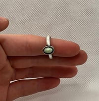 Image 2 of Variscite Twisted Wire Ring