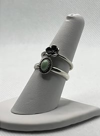 Image 3 of Variscite Twisted Wire Ring