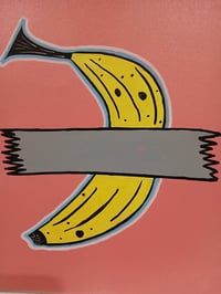 Image of "Comedian" Banana Pop Art Original (Maurizio Cattelan)