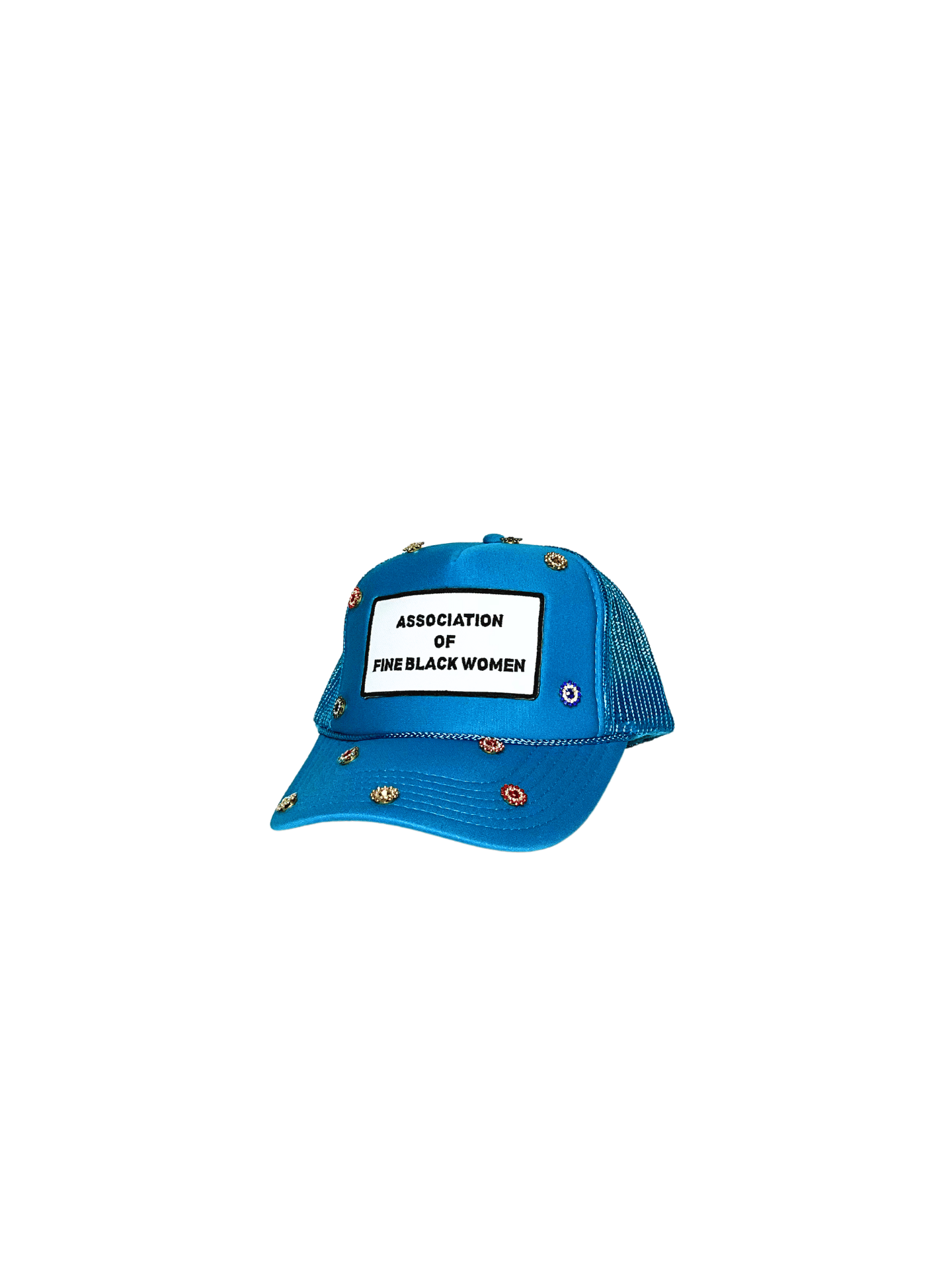 Bossed Up Turquoise X Turquoise Trucker Hat | Association of