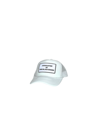 Image 1 of White X White Trucker Hat 
