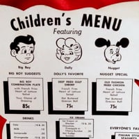 Image 3 of Shoney's Big Boy - Childrens Menu Mascot Mask (1950s) 