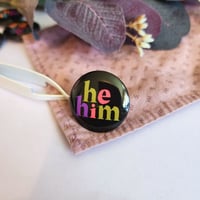 Image 3 of Pronoun Button Badges (Various Options) 