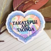 Image 1 of Takatāpui Are Taonga - Sticker