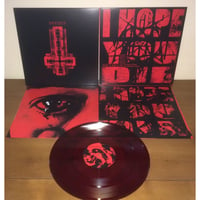 Image 2 of Antaeus "Cut your flesh and worship Satan" LP (marble vinyl)