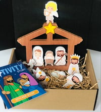 Image 1 of Let Us Go To Bethlehem! Nativity Activity Set