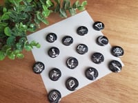 Image 1 of HSR Paths Buttons Set (Pin or Magnet)