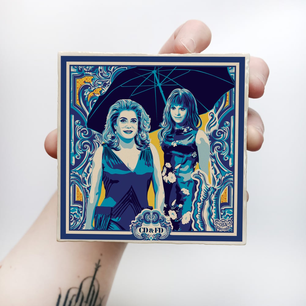 Catherine Deneuve & Françoise Dorléac — Azulejo