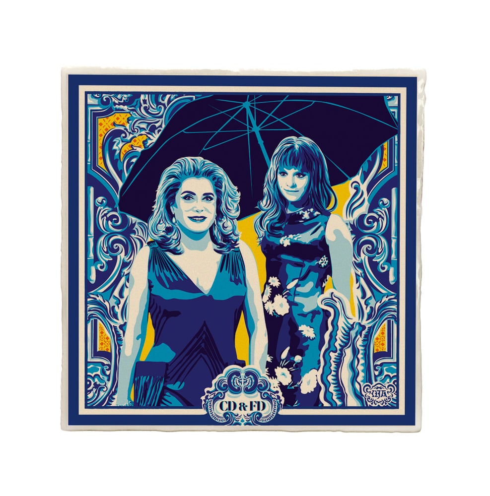Catherine Deneuve & Françoise Dorléac — Azulejo