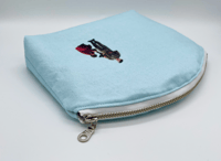 Image 2 of Squatting Next To You Rounded Top Zippy Pouch