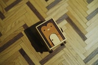 Image 4 of Handcrafted 1:6 Scale Miniature Animal Cabinets for Dollhouses (Walnut & Beech)