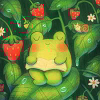 Image 1 of print frog's reading spot