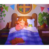 Image 1 of print sleepy friends