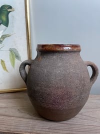 Image of Poterie vernissée marron 