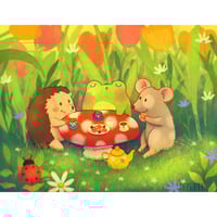 Image 1 of print garden party