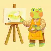 Image 1 of print edgar the painter