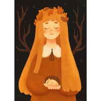 Image 1 of print forest caretaker