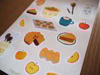 Image 2 of planche de stickers fall bakery