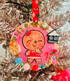 Gingerbread girl - ornament