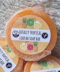 Image 1 of Totally tropical loofah soap bar