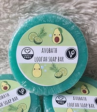 Image 1 of Avo bath loofah soap bar