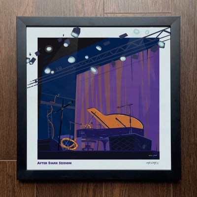 Image of After Dark Session (Framed Print)