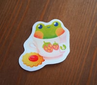 Image 2 of sticker froggy tea
