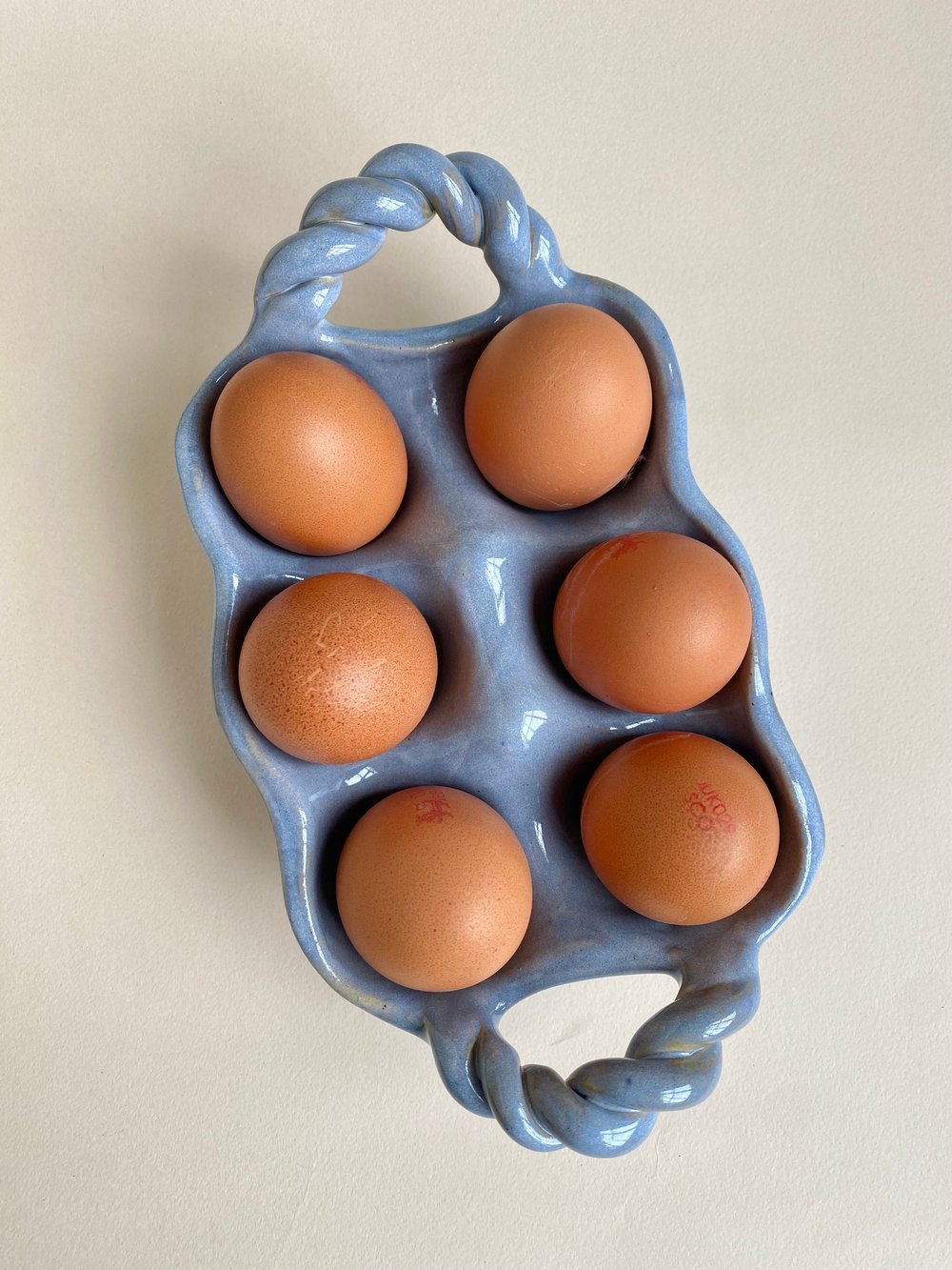 Image of Pale Blue Egg Tray