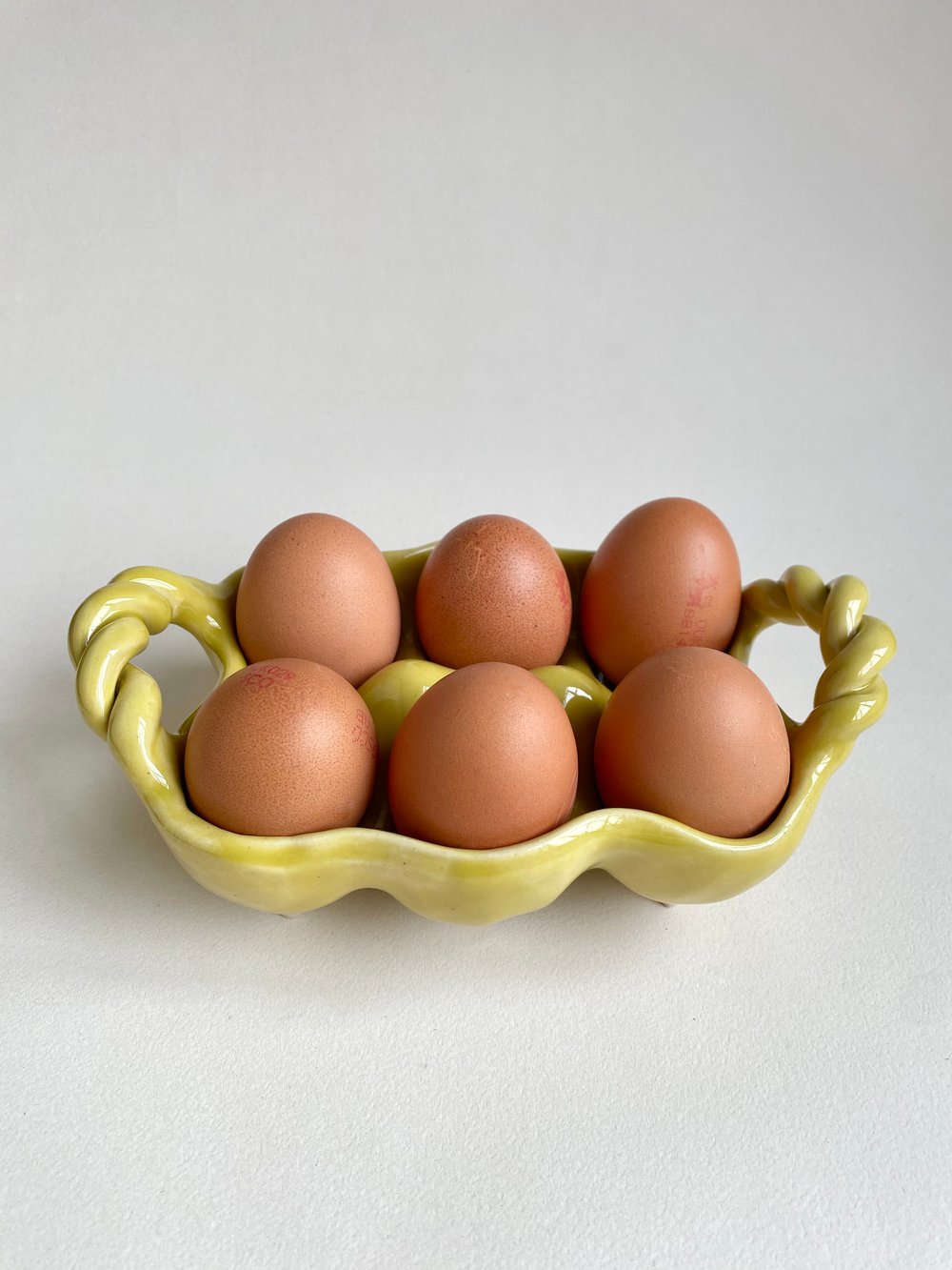 Image of Yellow Egg Tray