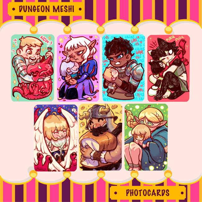 DUNGEON MESHI - Photocards