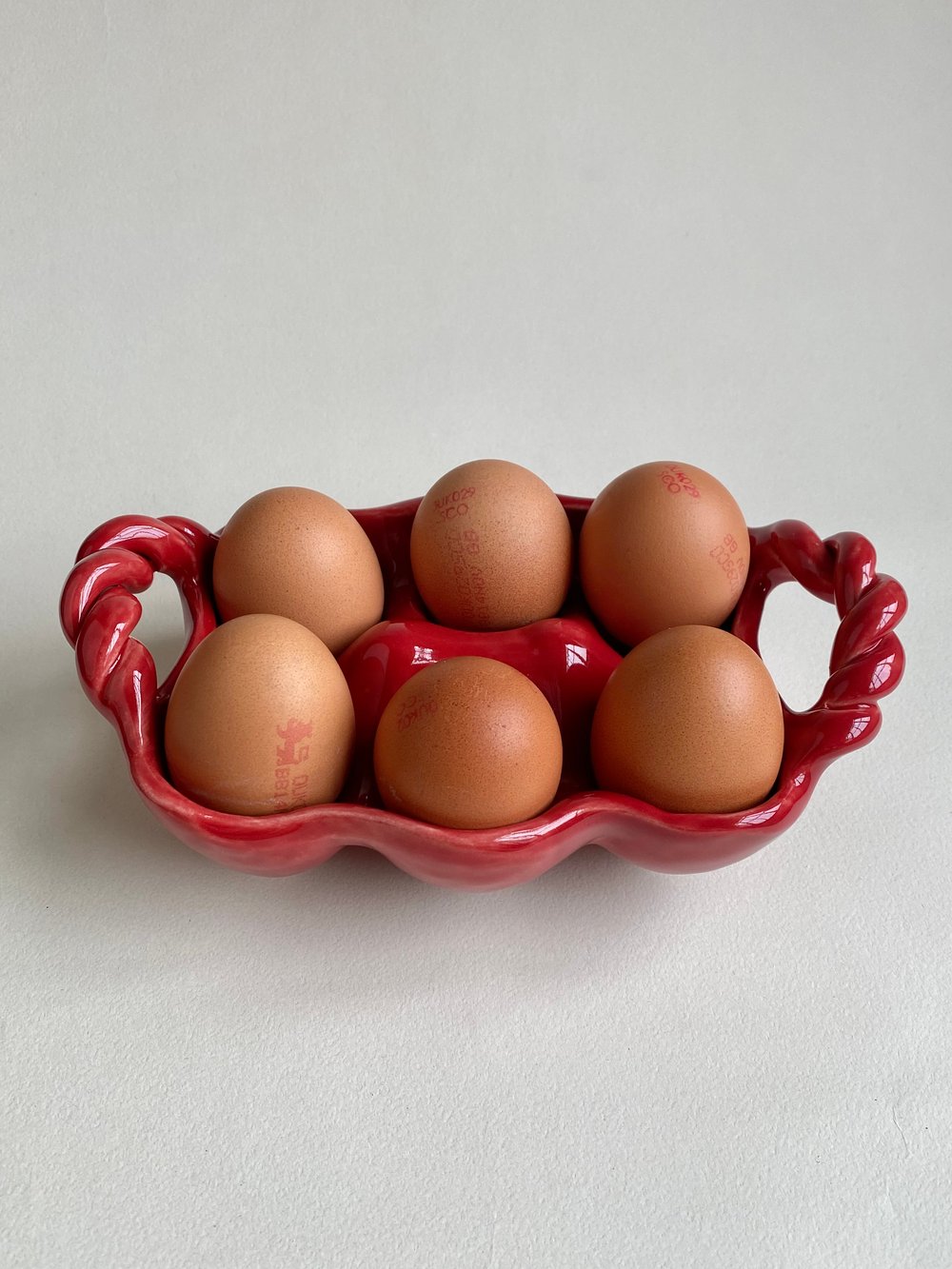 Image of Red Egg Tray