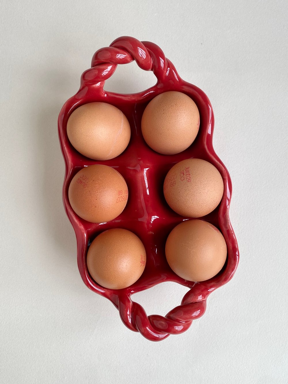 Image of Red Egg Tray