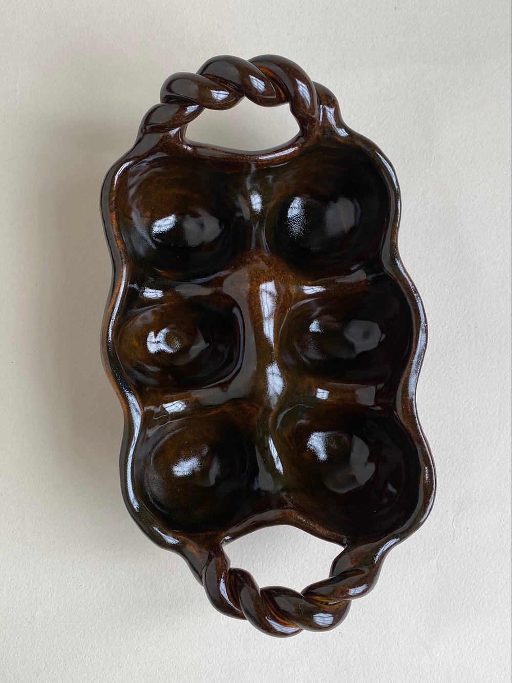 Image of Brown Egg Tray