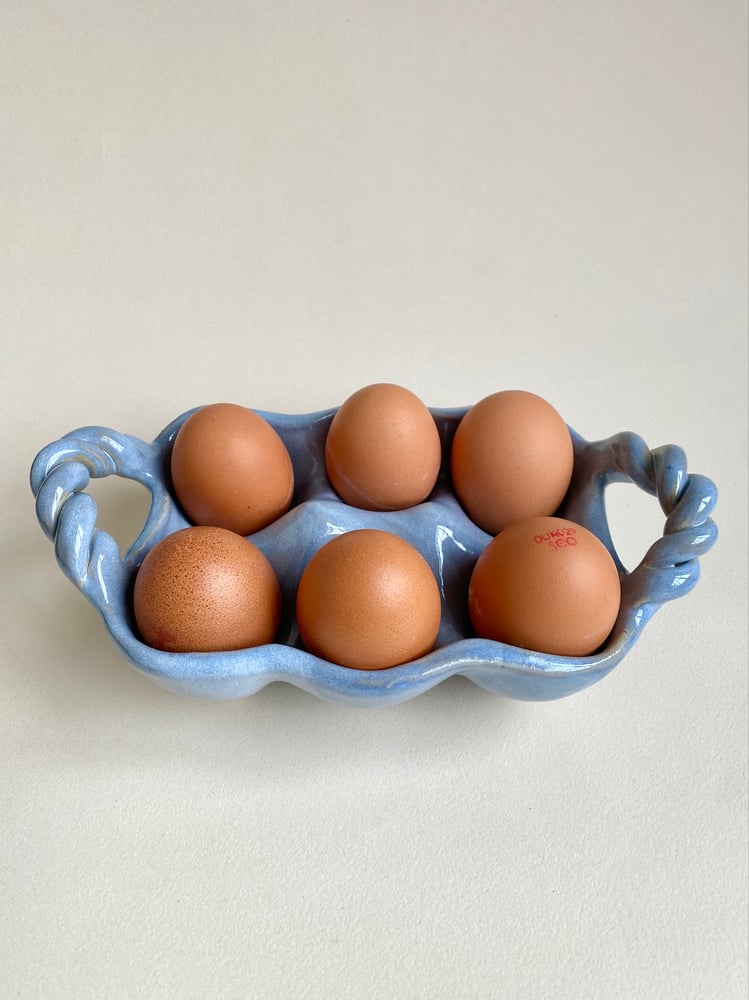 Image of Pale Blue Egg Tray