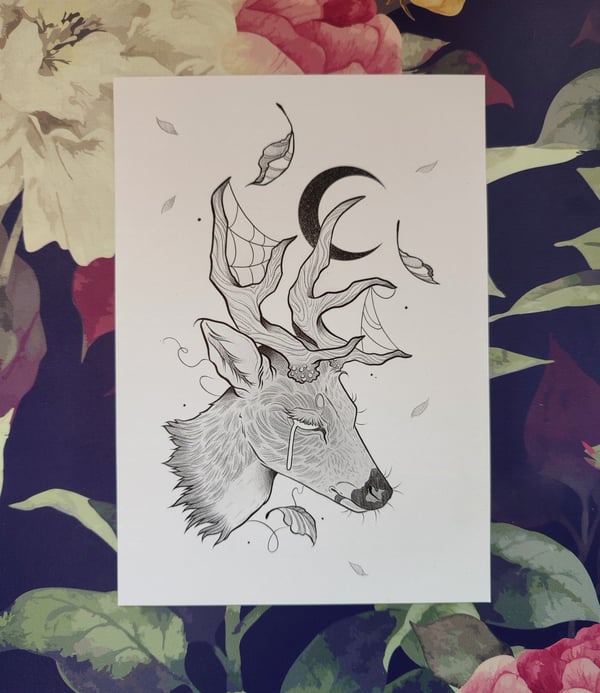 Image of Deer A5 print