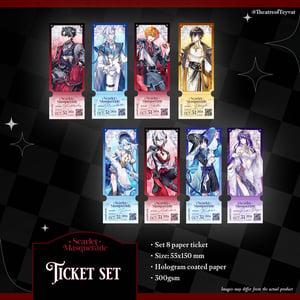 Scarlet Masquerade Paper Set