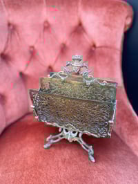 Image 1 of Porte courrier ancien bronze et laiton