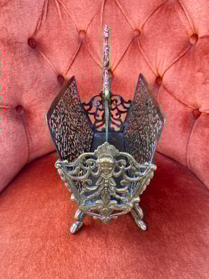 Image of Porte courrier ancien bronze et laiton