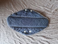 Image 2 of Cotton Regular Re-usable Cloth Pad- white/pattern