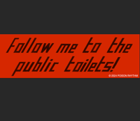 Image 2 of Rest Area Bumper Sticker